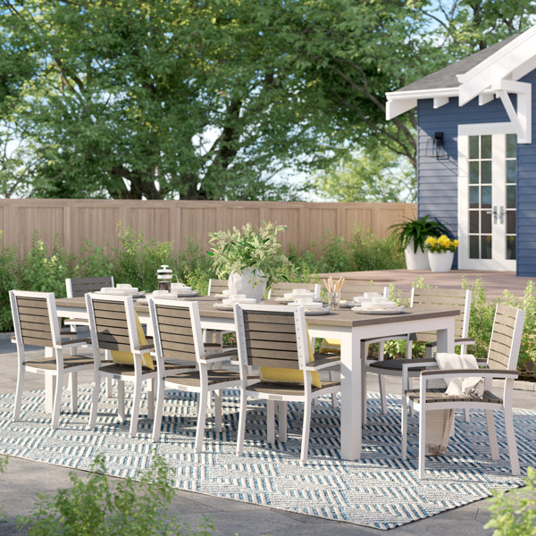 Sol 72 Outdoor??? Mckinnon 10 - Person Rectangular Outdoor Dining Set ...